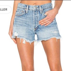 AGOLDE Parker Denim Shorts in Swapmeet